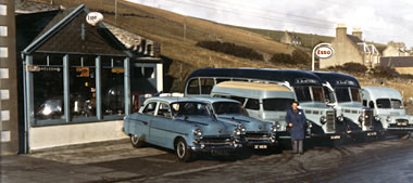 Bluestar garage in the 1950s